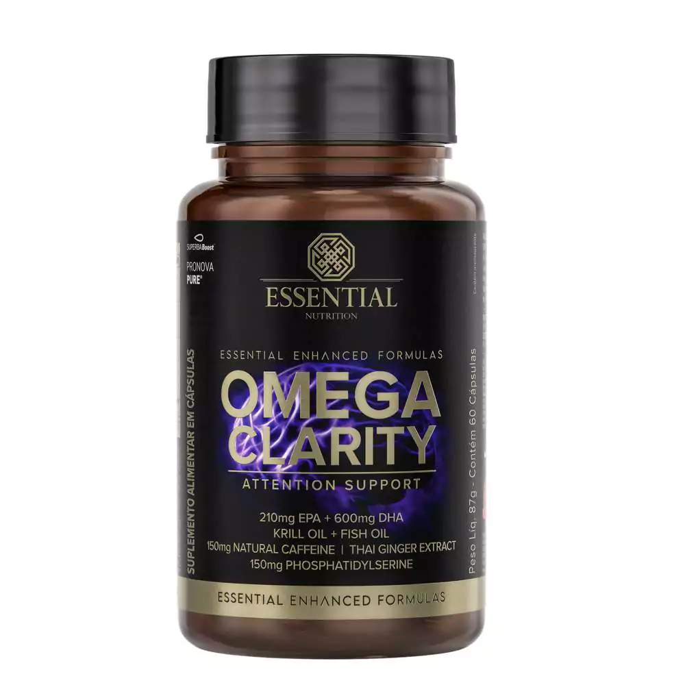 Ômega Clarity Essential Nutrition c/ 60 caps.